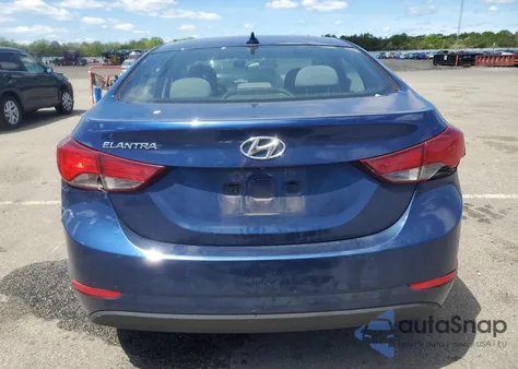 2016 Hyundai Elantra Se from USA, damaged, VIN 5NPDH4AE3GH764885